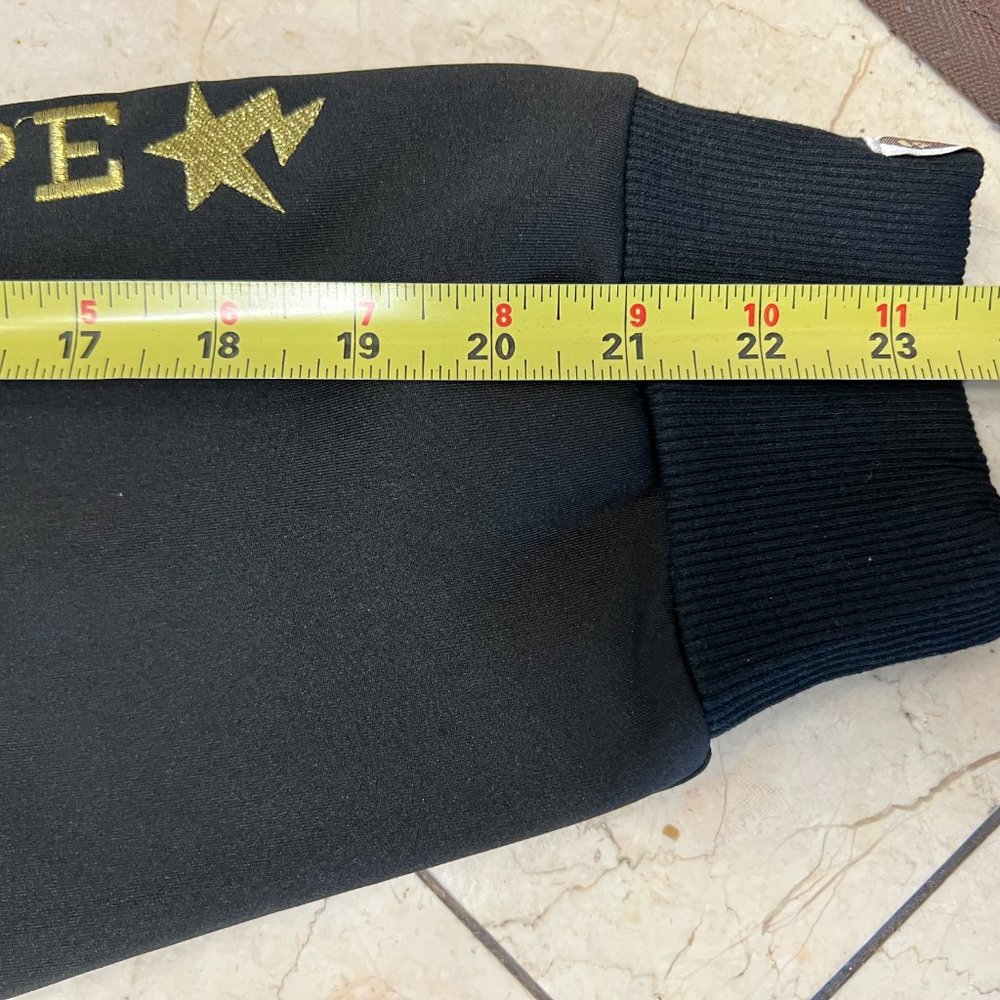 A Bathing APE Limited Edition BLACK GOLD Full Face Zip Shark Hoodie - Picture 9 of 16